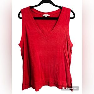 Liverpool red sleeveless top NWOT